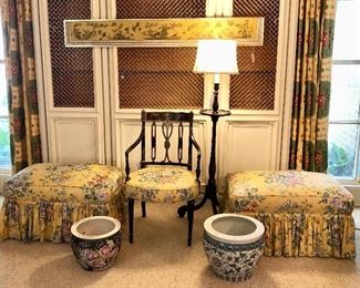 CHINOISERIS and CHINTZ