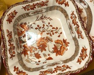 Spode Indian Tree square serving bowl