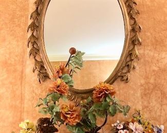 
Peach jade in stone bonsai tree