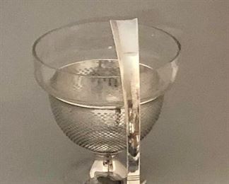 Sterling ladle by American Silversmith Allen Adler. Mid Century 