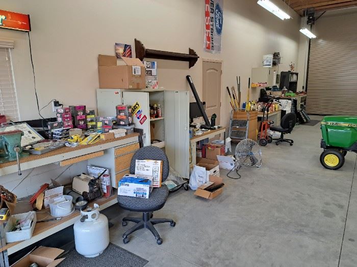 Garage full of tools..automotive supplies etc