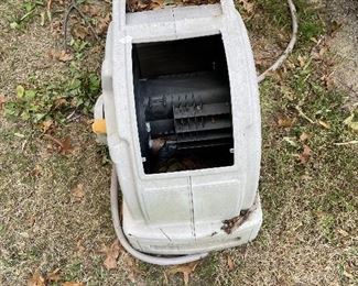 Hose reel.