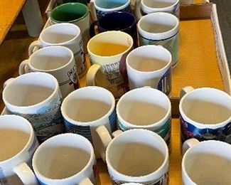 Tons of mugs.