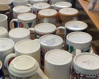 Tons of mugs.