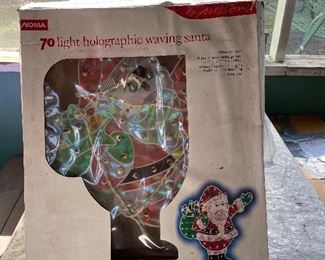 Vintage holiday decorations.