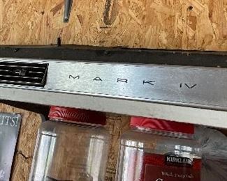 Lincoln Continental Mark IV dash panel.
