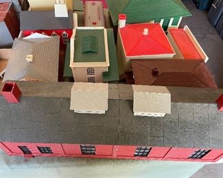 Plasticville o scale vintage buildings.