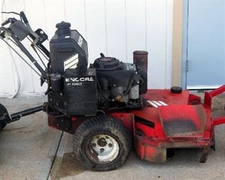 Encore 36” Hydro Pro Walk Mower With Attached Jungle Wheels 2-Wheel Sulky, And Kawasaki FH381V-DS06-R Engine