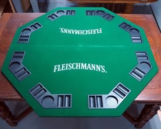 Fleischmann's 8 Player Portable Poker Table Top, 48" X 48"