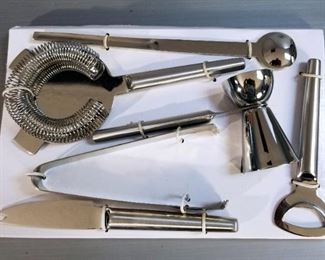 Crate And Barrel Stainless Steel Bar Kit, Item# 357-634