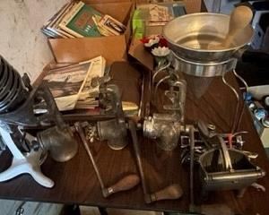 antique meat grinders