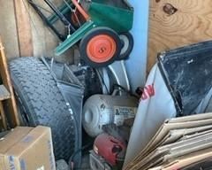 various yard equip