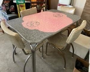 vintage kitchen table