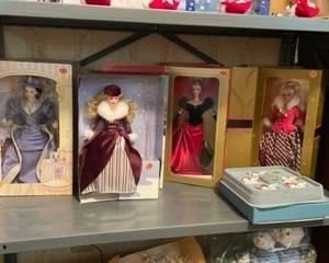 Avon Barbie dolls in boxes