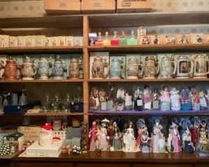 Avon steins and other figurine collectibles