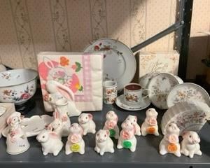 collectible ceramic bunnies