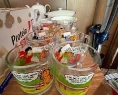 Vintage McDonalds Garfield mugs