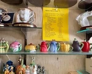 Avon veggie tea pots