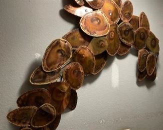 Jere Raindrops Style Wall Sculpture
