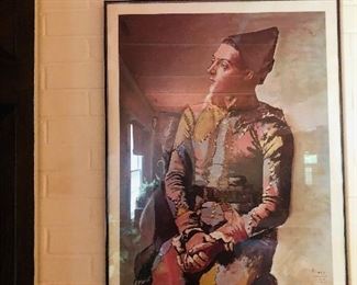 1980 museum of modern art New York framed poster