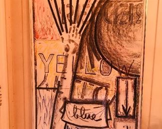 Framed 1985 Spoleto Fest framed poster