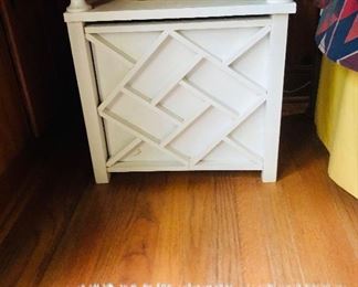 Chippendale planter or side table with lid for storage