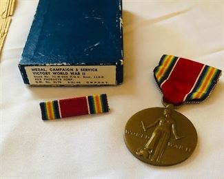 Campaign and service victory medal WW2