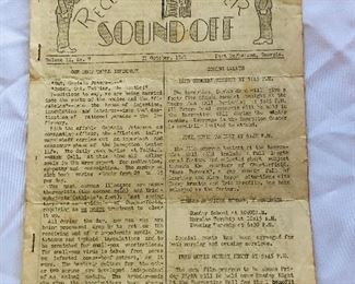 1941 Ft McPherson memorabilia