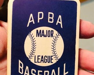 APBA baseball card game.  Vintage 