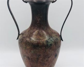 Copper over metal amphora