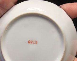 Cherub plate hand painted 6157