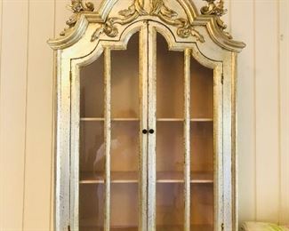 Ornate Gilt display cabinet