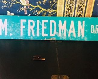 M Friedman Dr. Street sign