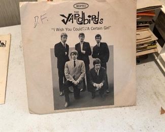 Lots of albums, 45’s and Victrola records