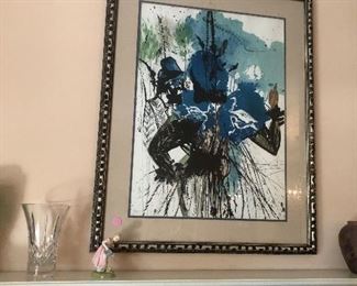 Hand signed lithograph by Salvador Dali
King Komeni in Hawaii
135/300
3-1/78
DeCinque Graphic Art Gallery
Miramar Fl
