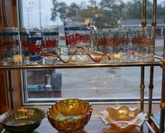 Glassware and  Pepsi Set