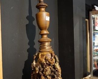 Hand Carved Soap Stone Lamp