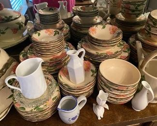 Large collection of Franciscan Desert Rose 