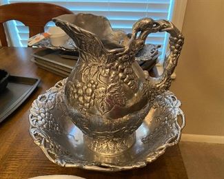 Arthur Court pitcher & bowl