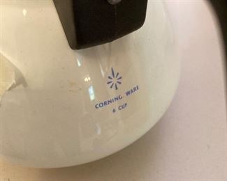 Corning Ware coffee pot