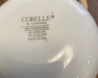 Corning Ware “Corelle” set of dishes 