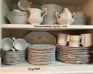 Johnson Brothers “Heritage White” 82 pc set of dishes made in England 