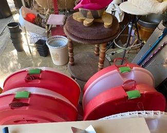 Storage for wreaths - Garage 