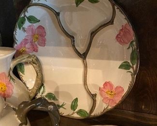 Franciscan Desert Rose Divided serving plate