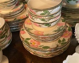 Franciscan Desert Rose - plates, saucers, bowls