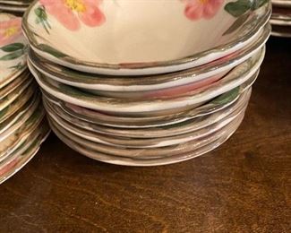 Franciscan Desert Rose - scalloped edge bowls