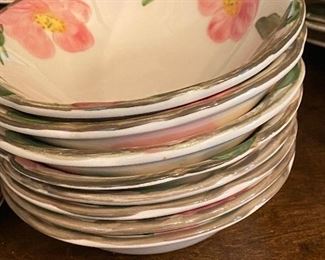 Franciscan Desert Rose - scalloped edge bowls