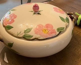 Franciscan Desert Rose - covered serving bowl