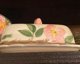 Franciscan Desert Rose - covered butter dish