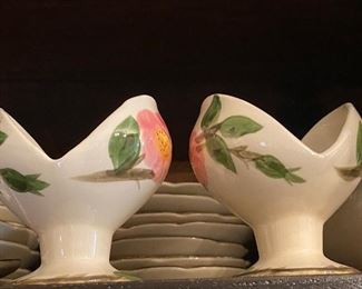 Desert Rose Candle/egg holders (2)
